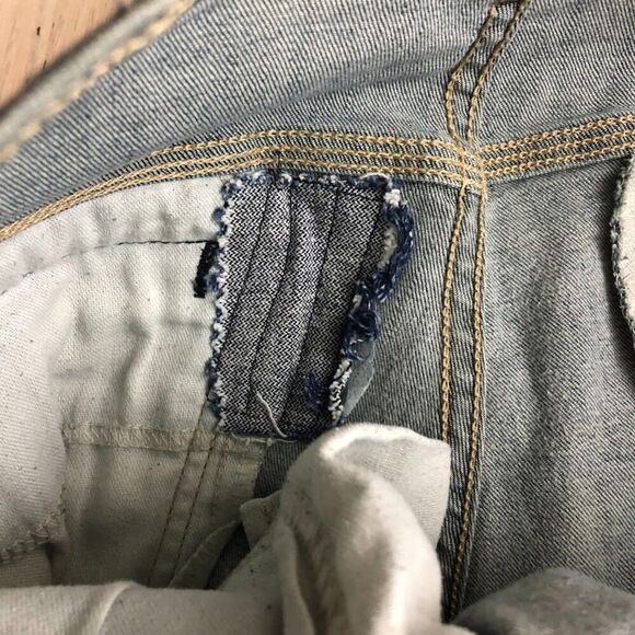 Levi's 514 Mens Unisex Denim Blue Jeans Zip Closure 36 x 36 Slim Straight Stetch - Picture 12 of 13